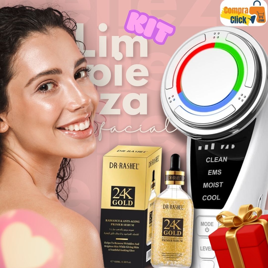 Kit ANTI-EDAD Rejuvenecimiento Facial + Serum GRATIS 🎁